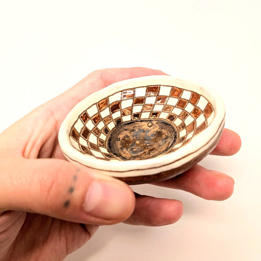 Checkered Mini Dish Set