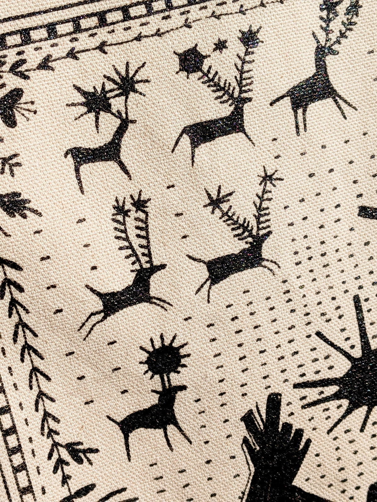 Star Stag Tote Bag