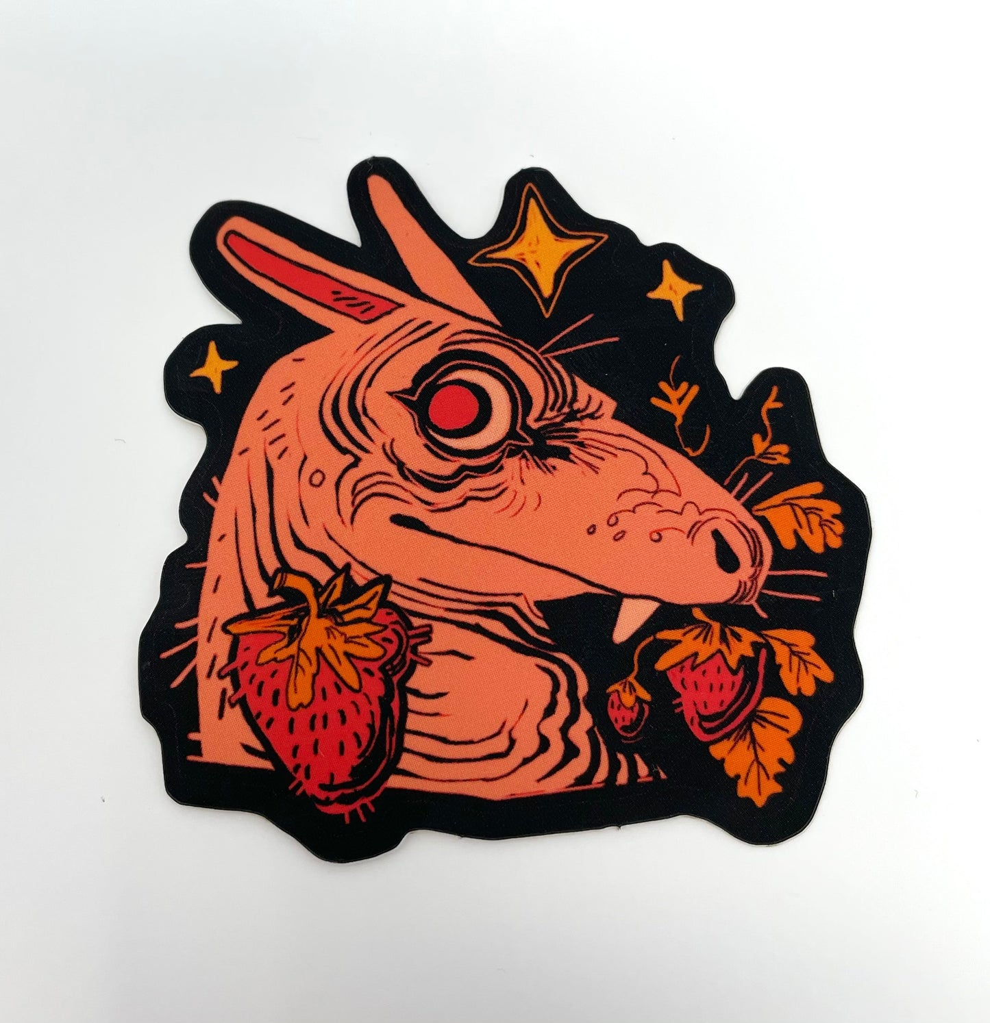 Strawbebbie Matte Sticker