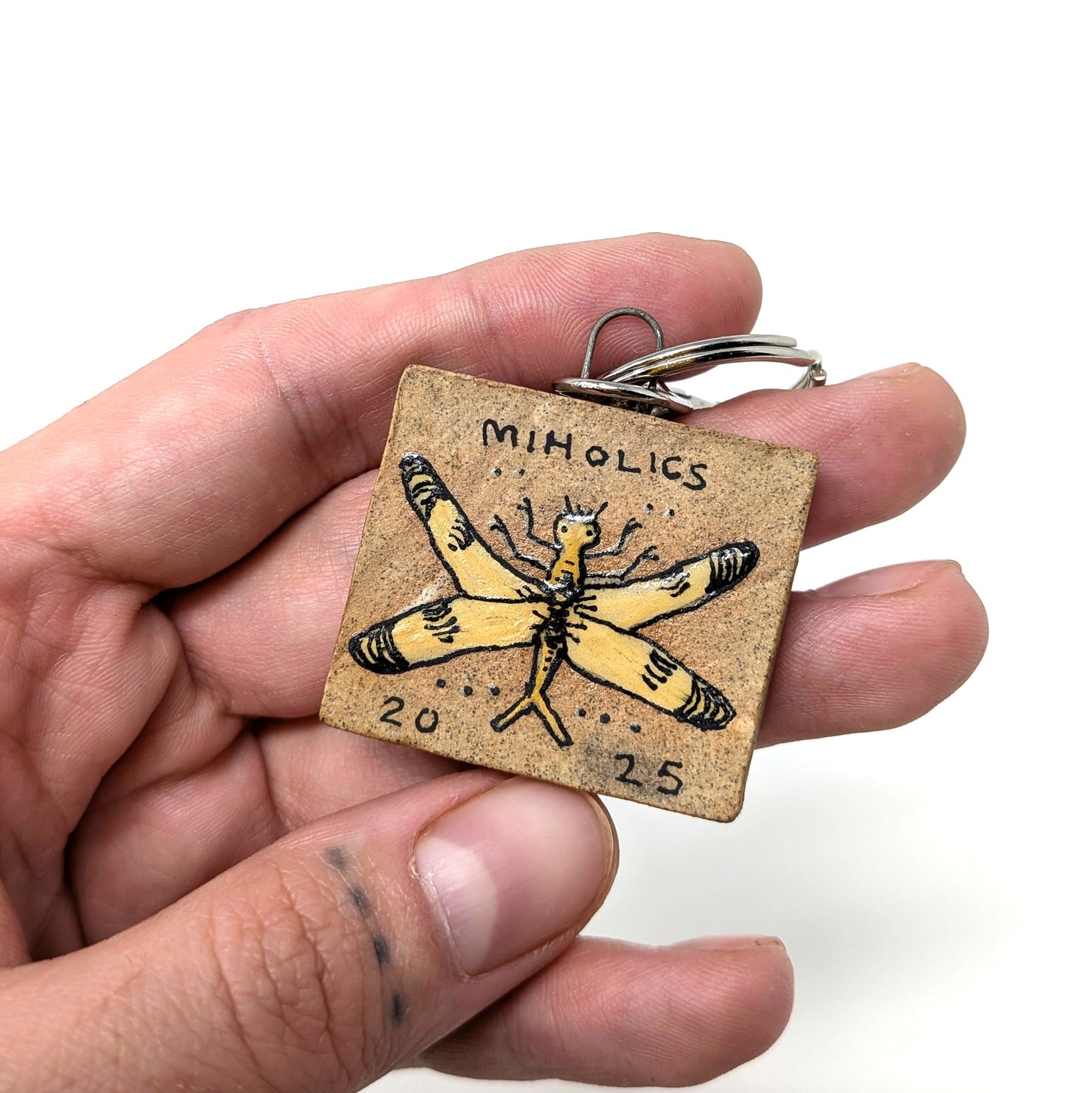 Diplocaulus Ceramic Charm