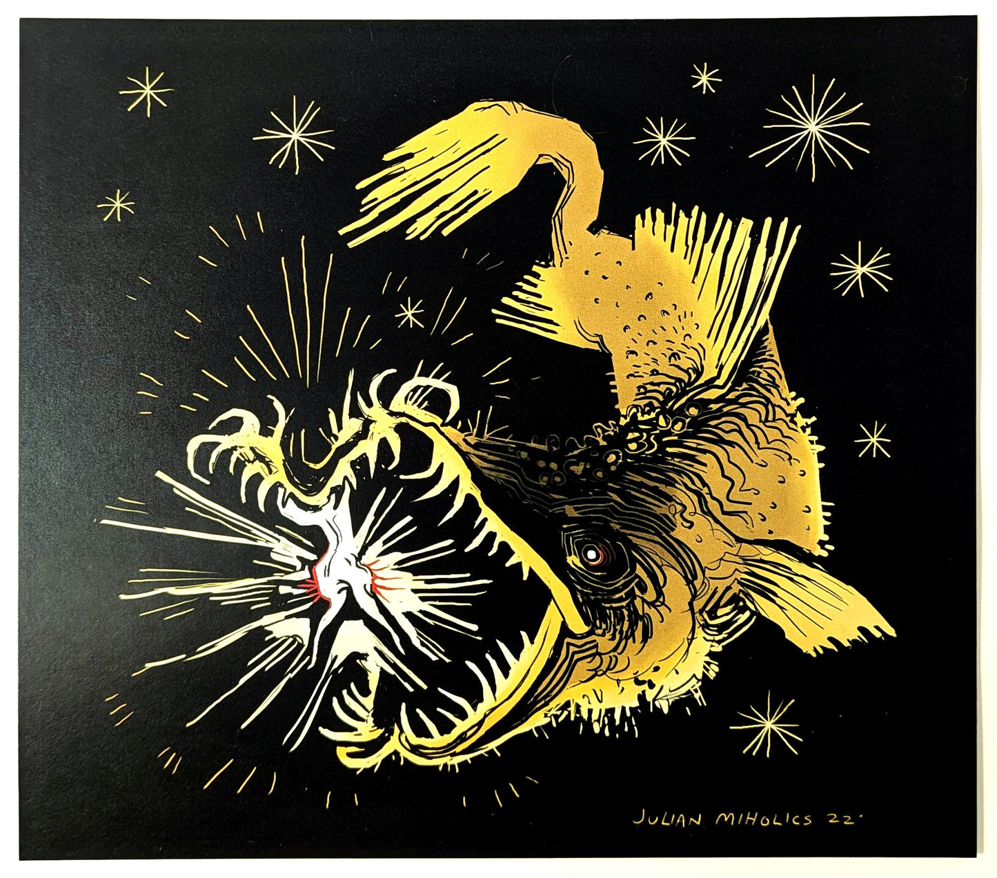 Wolftrap Anglerfish Print