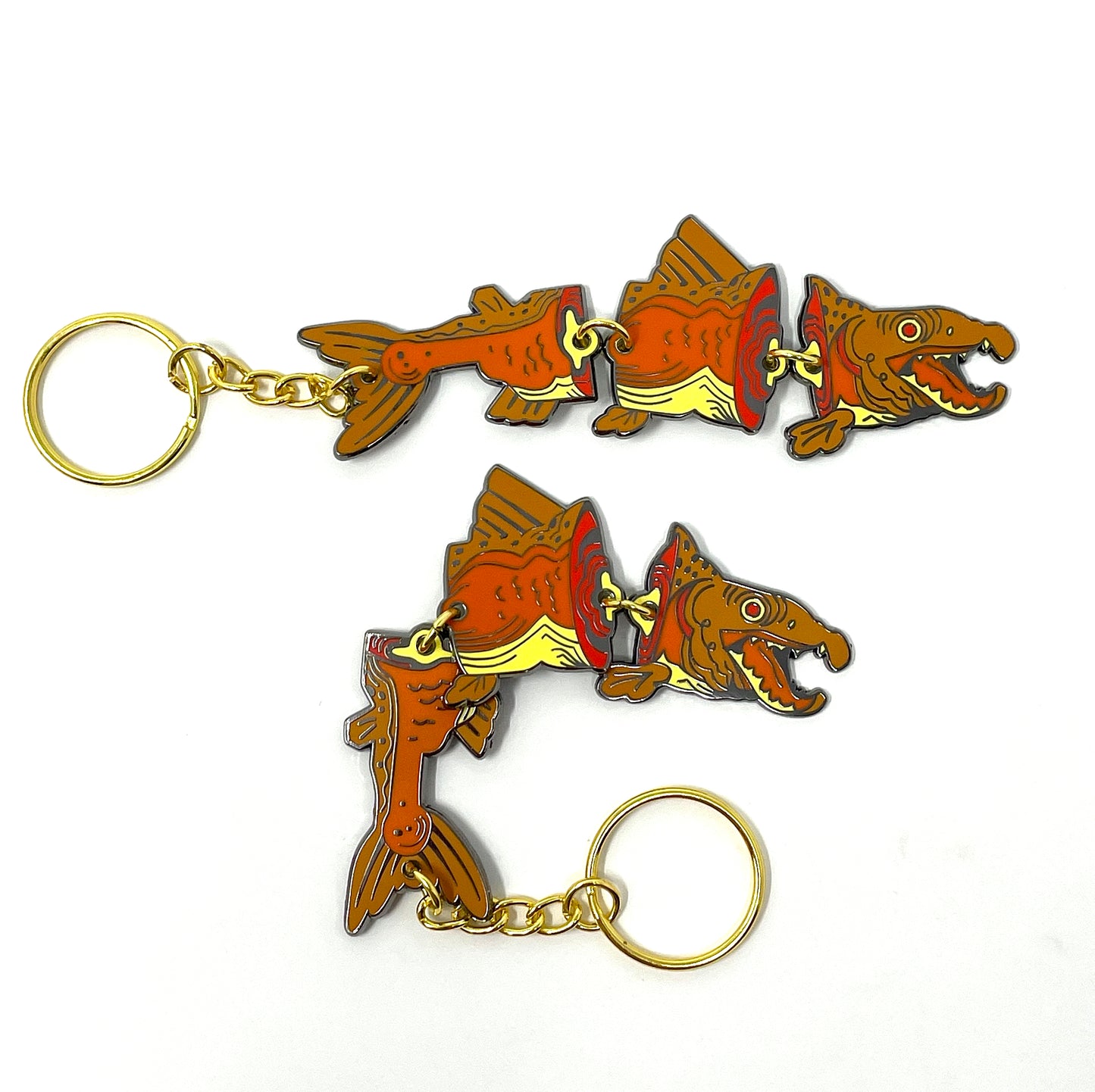 Salmon Keychain