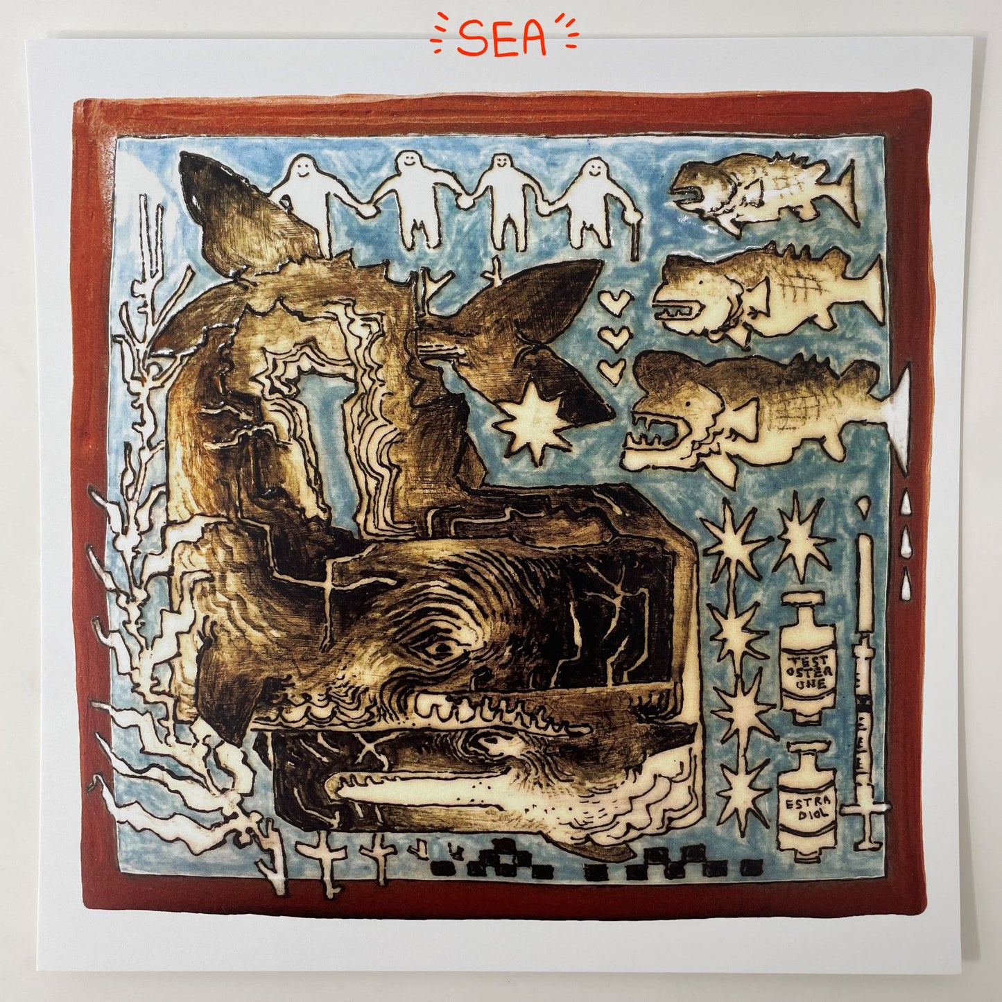 The Dearest Devotion Triptych Tile Prints