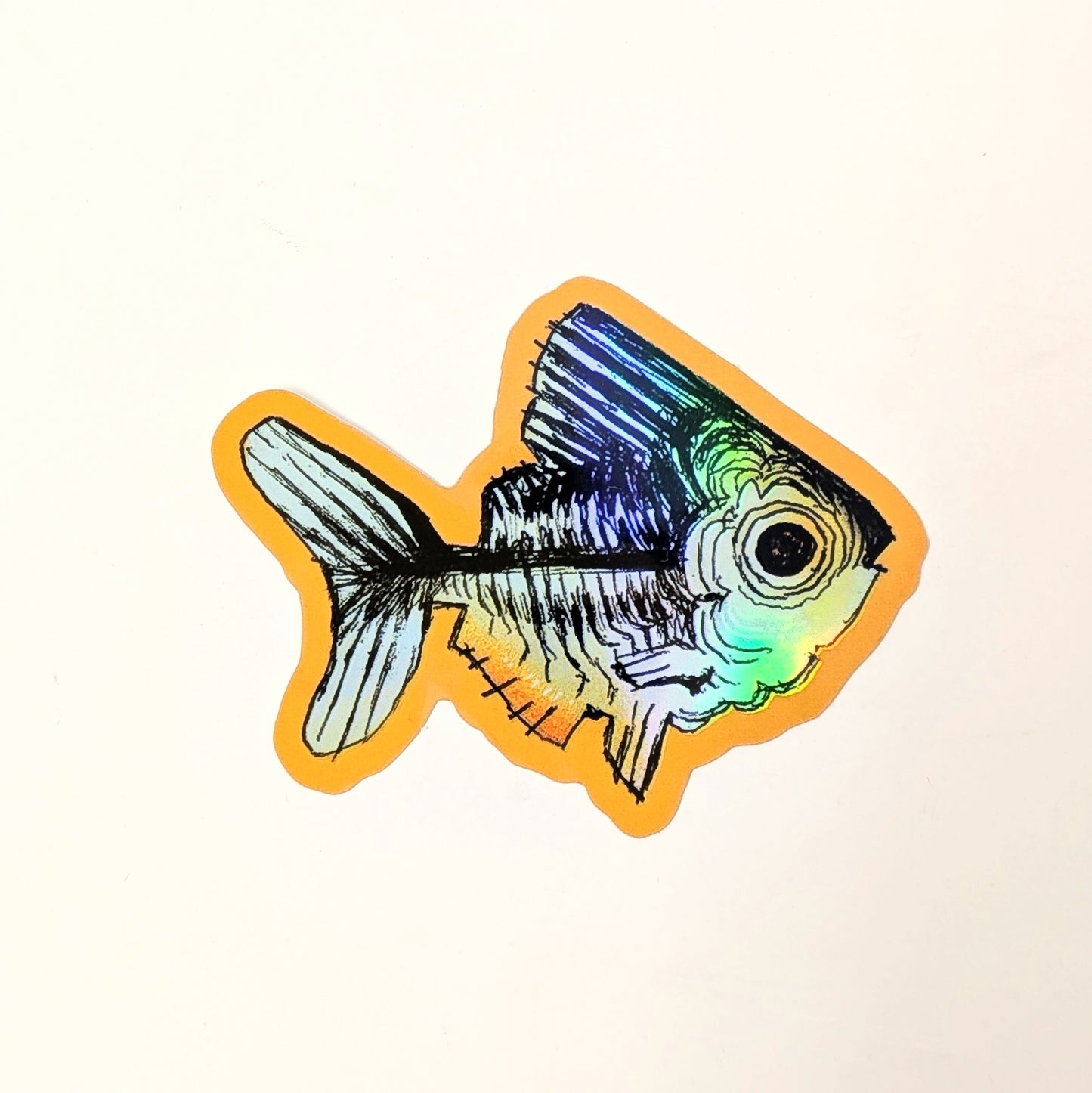 Silver Dollar Holo Stickers