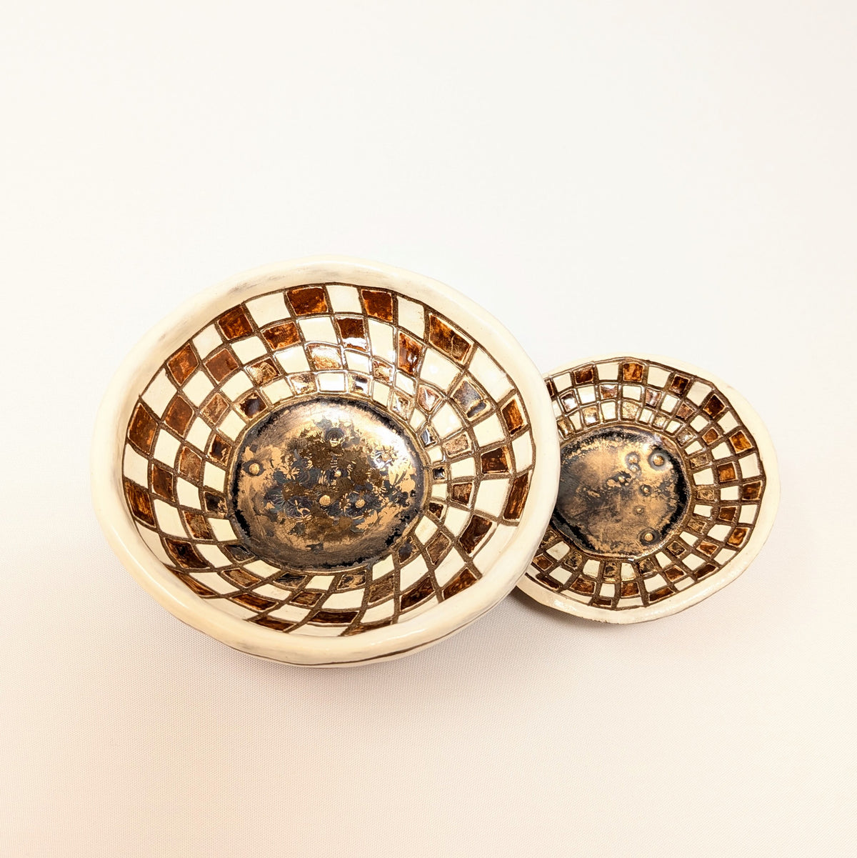 Checkered Mini Dish Set