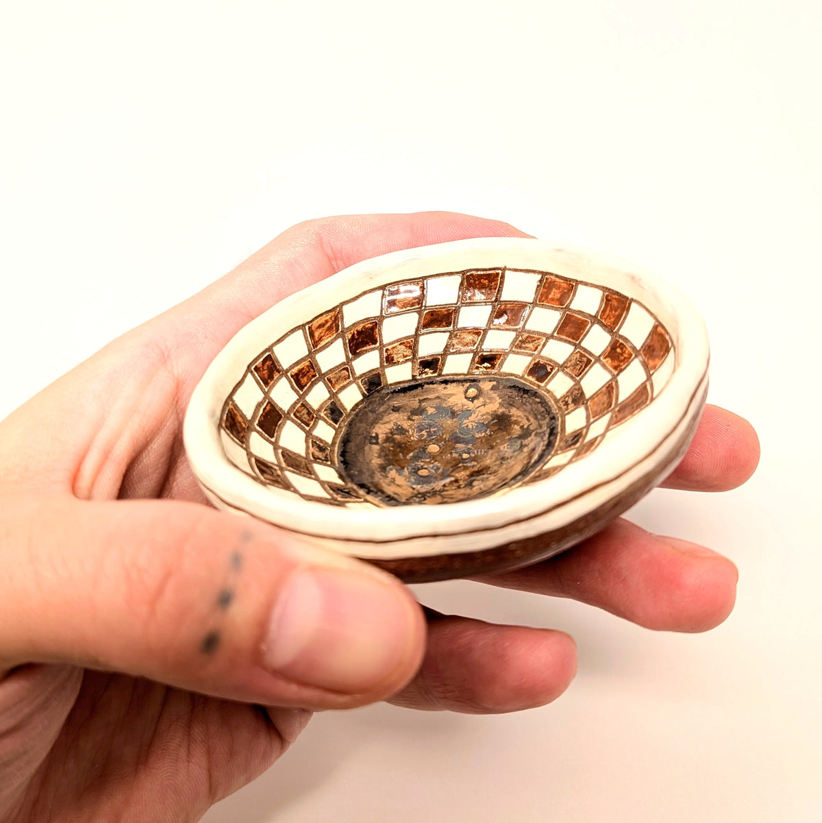 Checkered Mini Dish Set