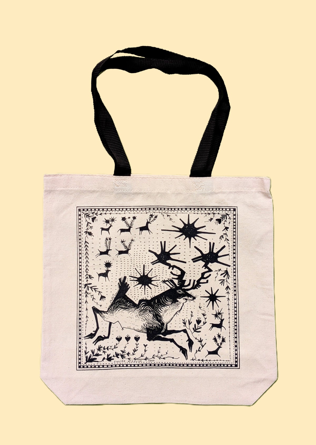 Star Stag Tote Bag