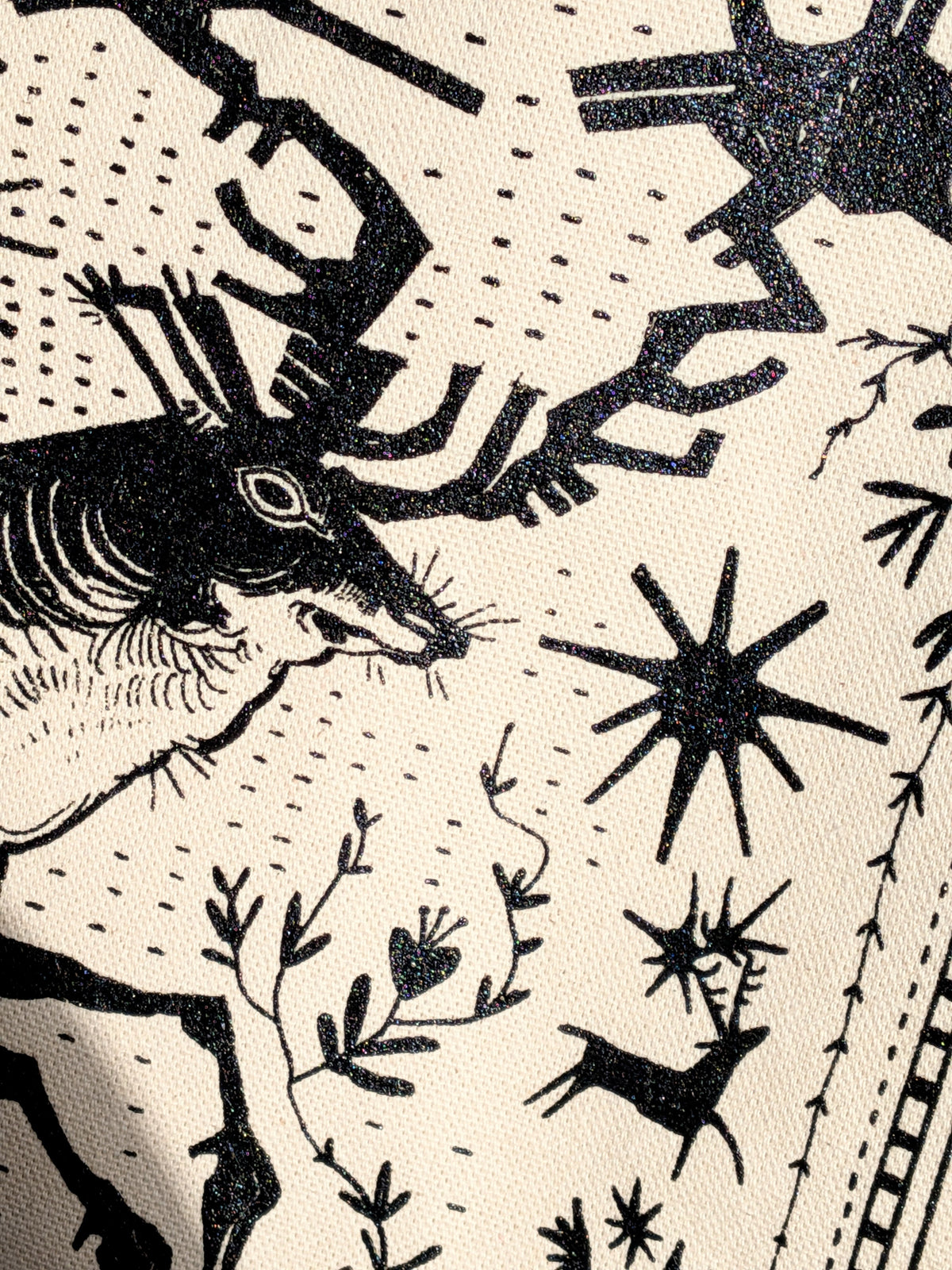 Star Stag Tote Bag