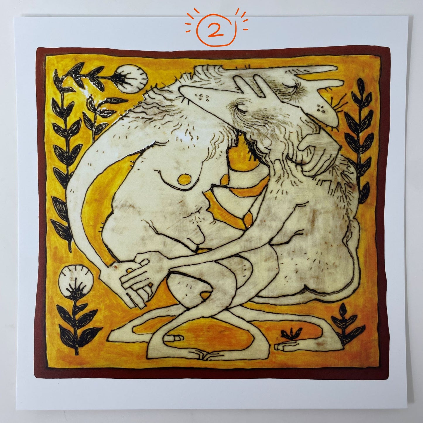 Your Embrace Triptych Ceramic Tile Prints