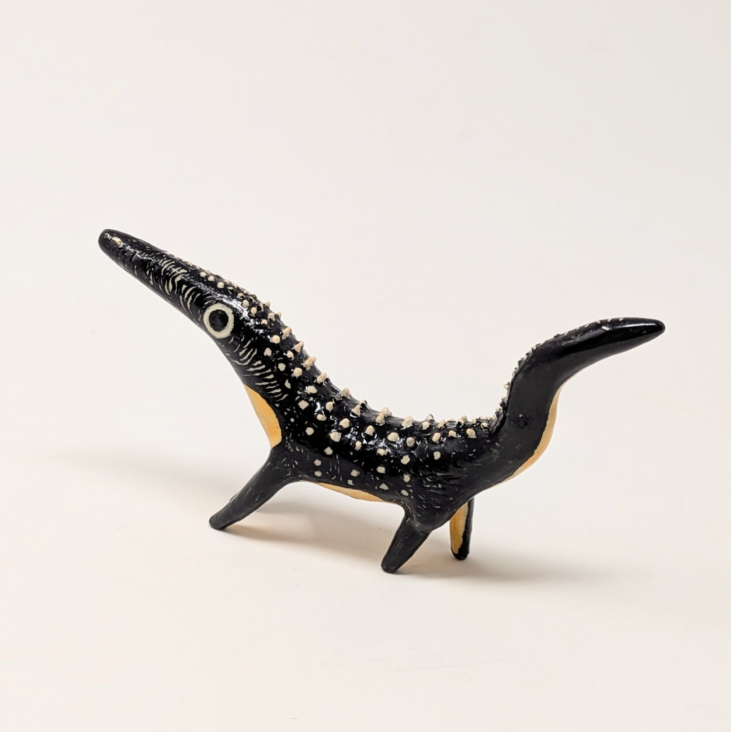 Spikey Lizard Beast Ceramic Scupture