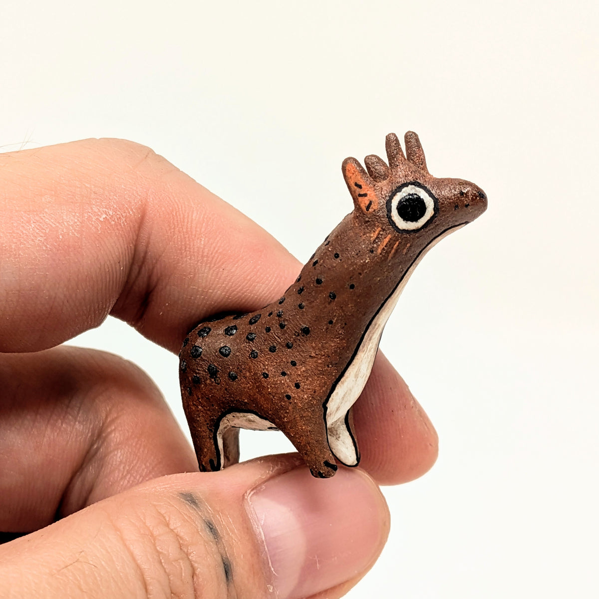 Ceramic Blushing Tiny Beast