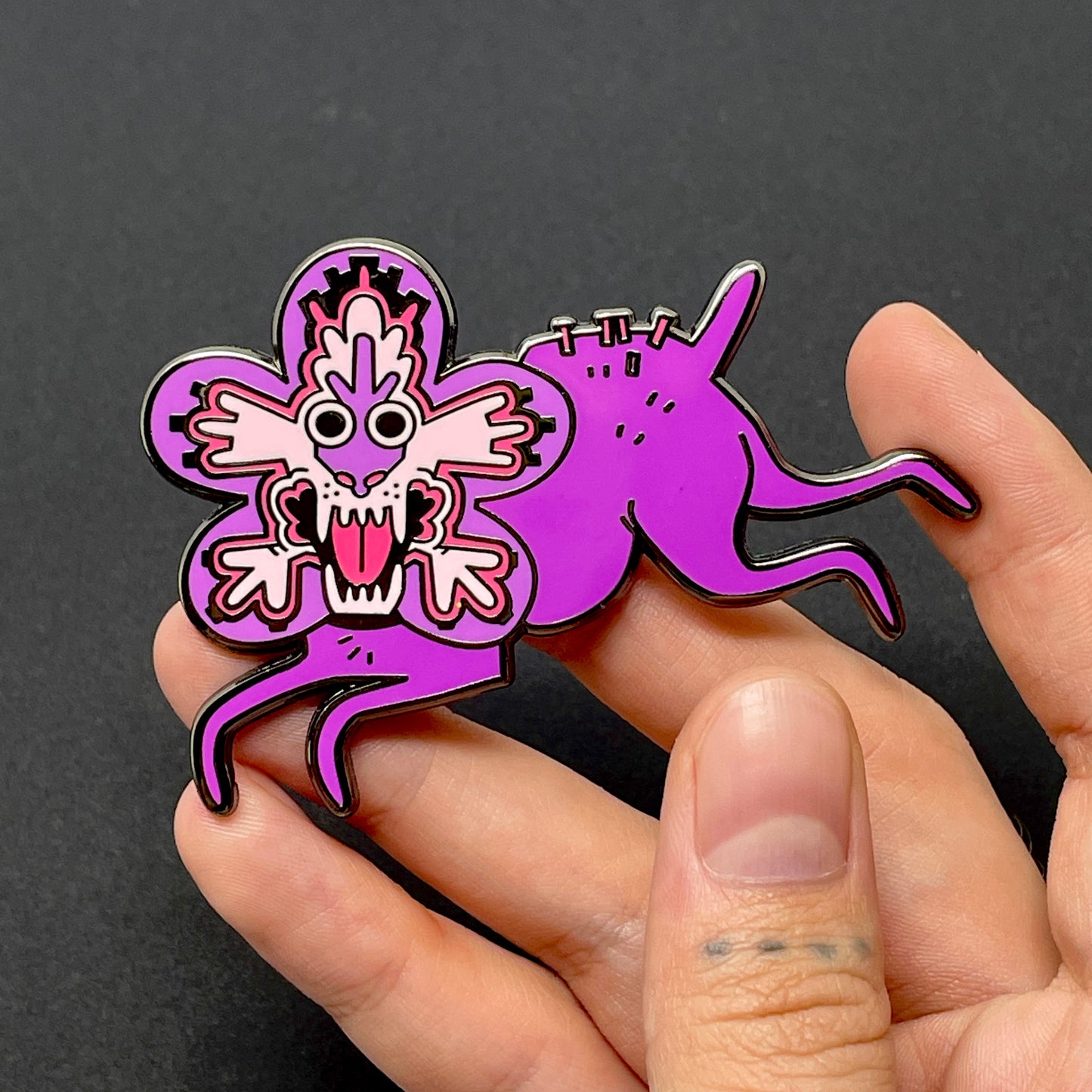 Flowerbeast Enamel Pin