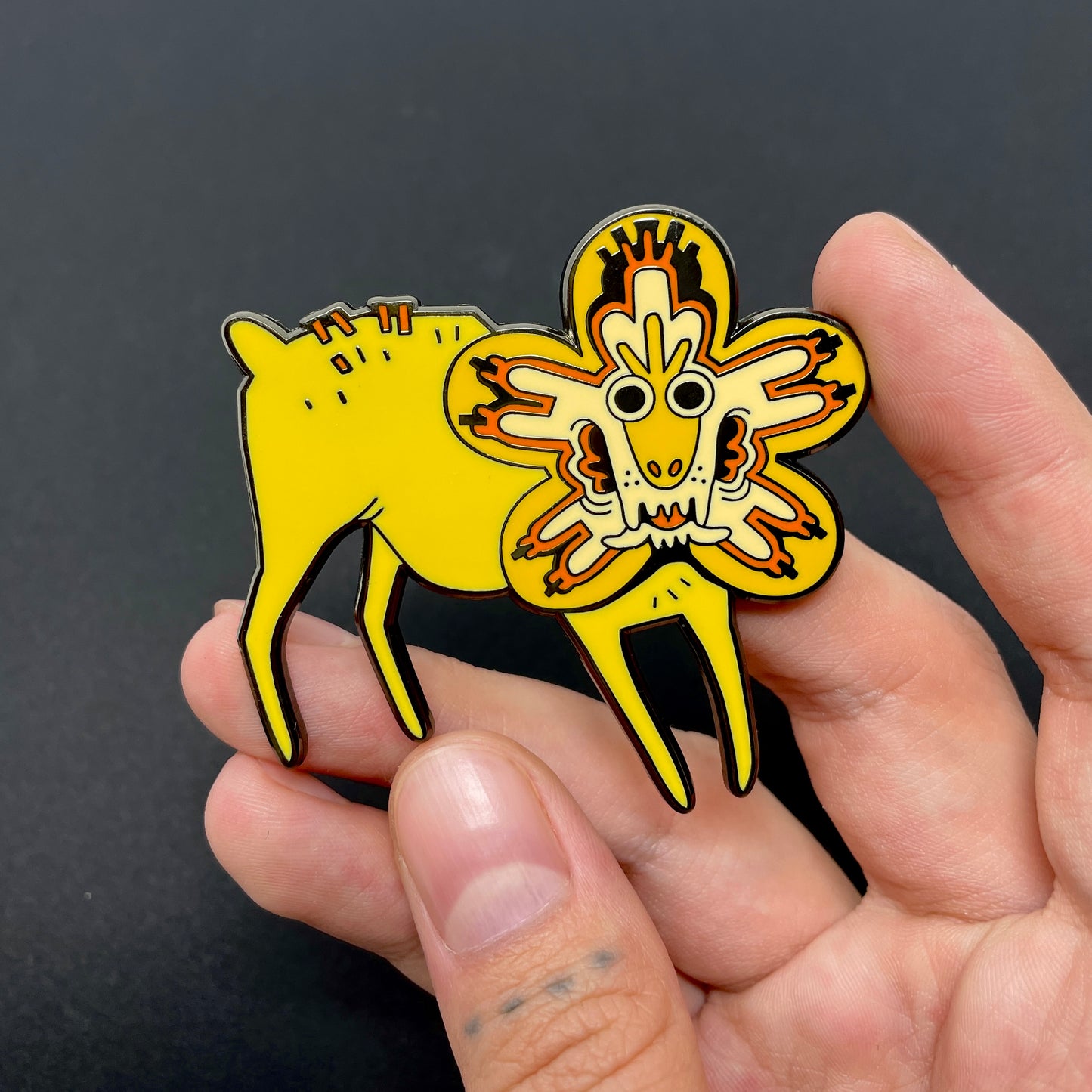 Flowerbeast Enamel Pin