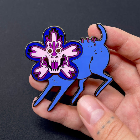 Flowerbeast Enamel Pin