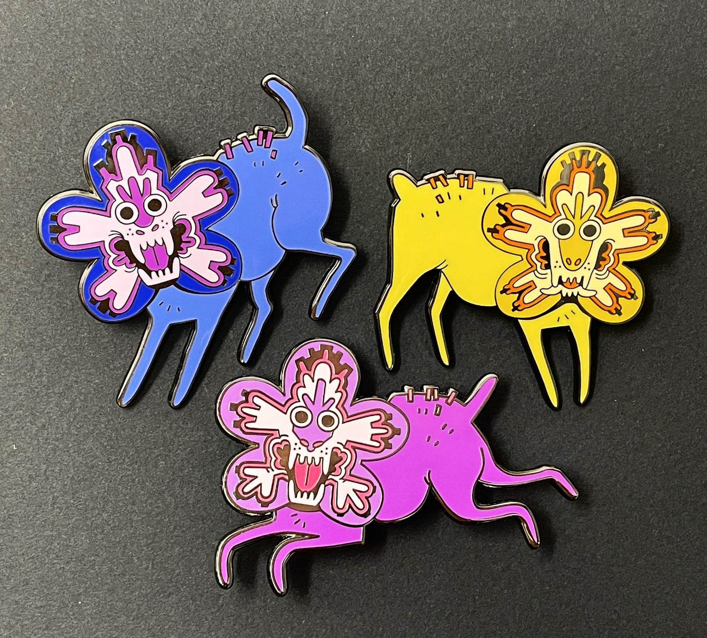 Flowerbeast Enamel Pin