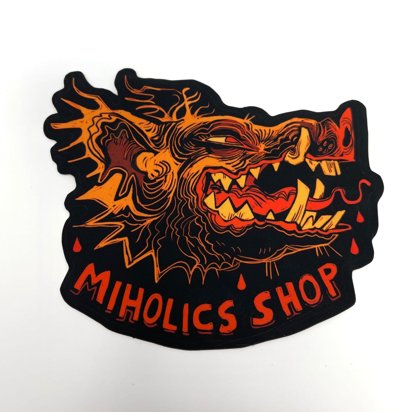 Miholics Shop Matte Sticker
