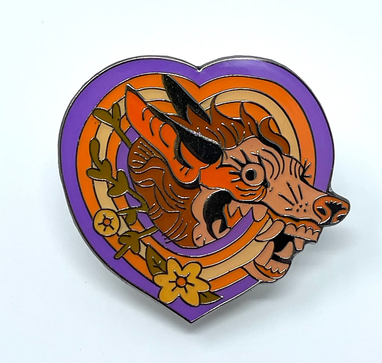 Trans Werewolf Enamel Pin
