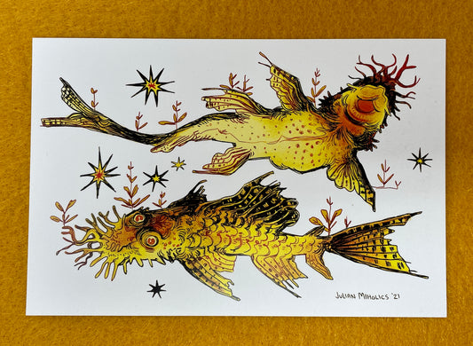 Bristlenose Pleco Mini Print