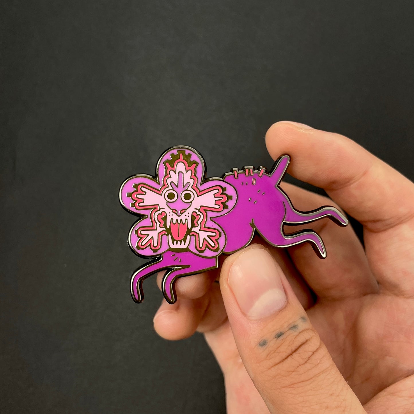 Flowerbeast Enamel Pin