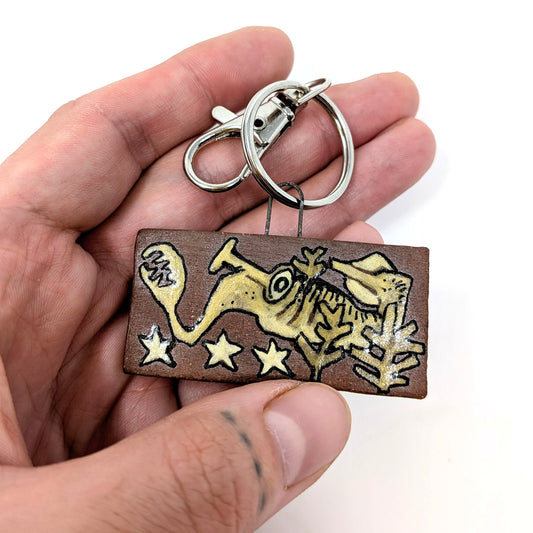 Tully Monster Ceramic Charm