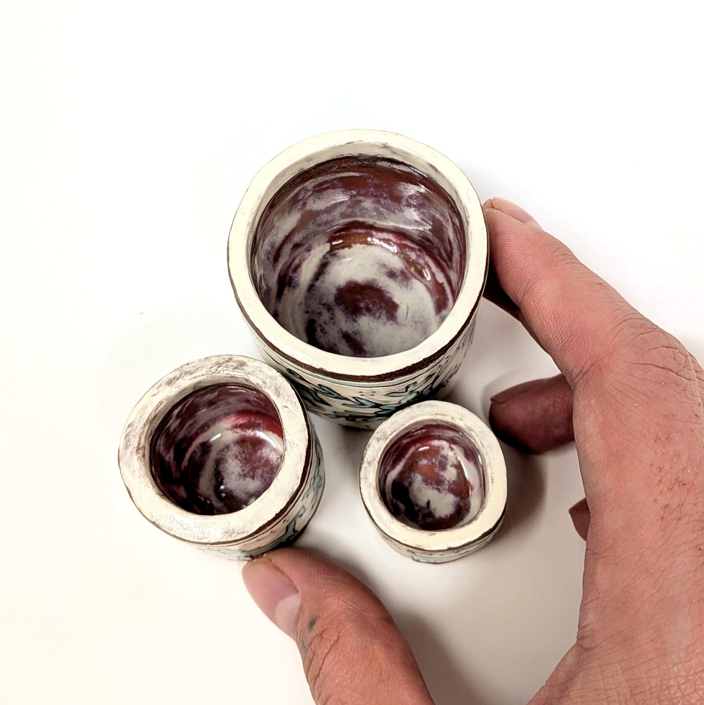 Ceramic Trinket Set of 3