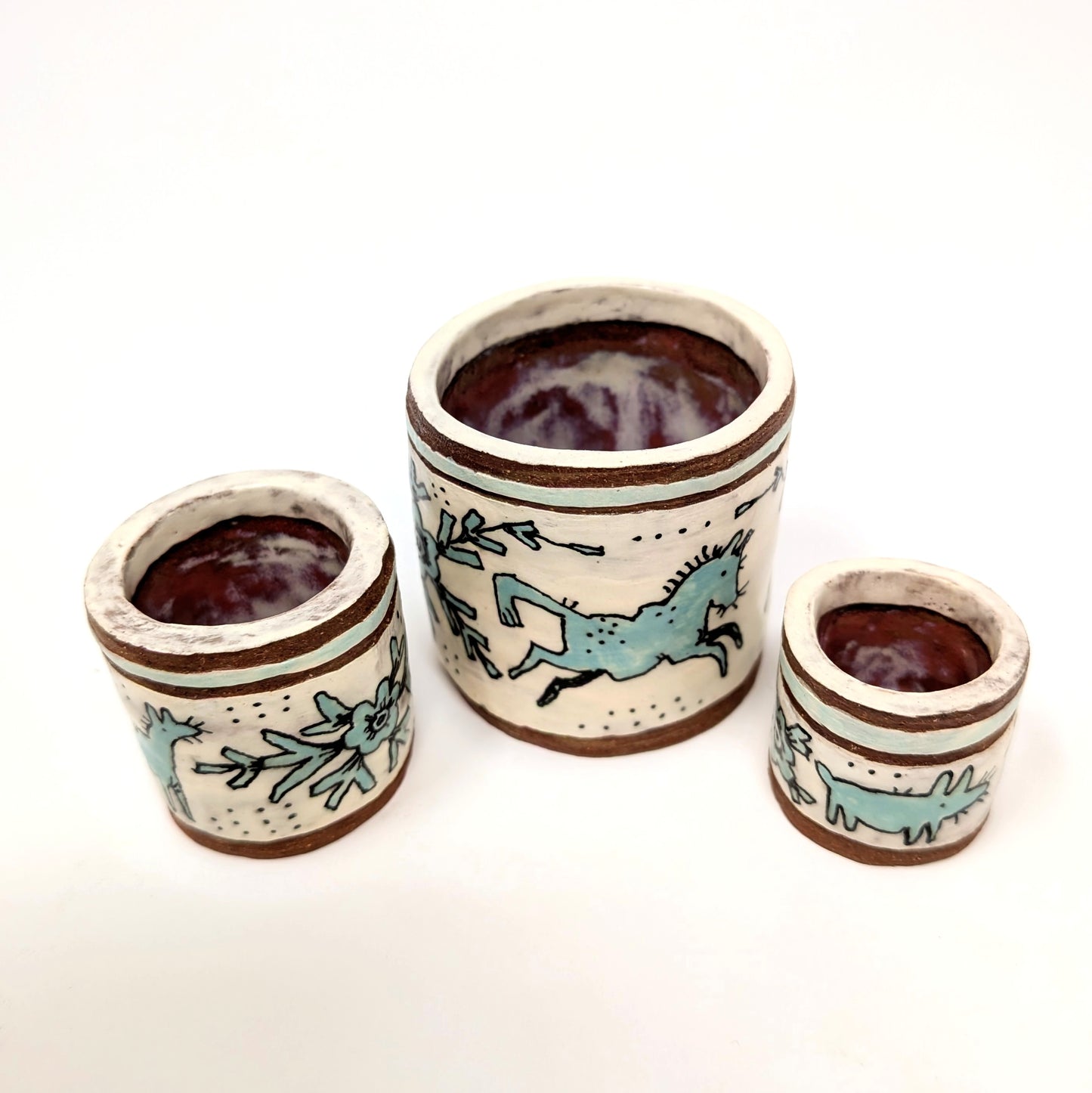 Ceramic Trinket Set of 3