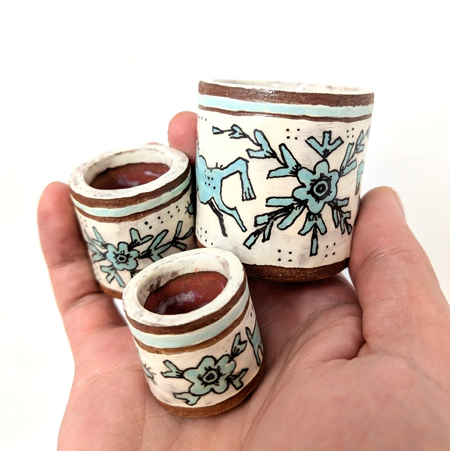 Ceramic Trinket Set of 3