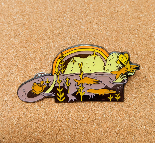 Spinosauridae Enamel Pin