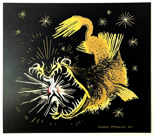 Wolftrap Anglerfish Print