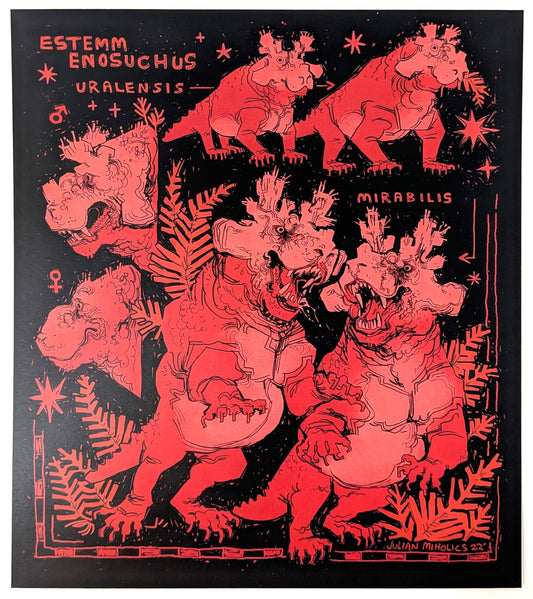 Estemmenosuchus Art Print