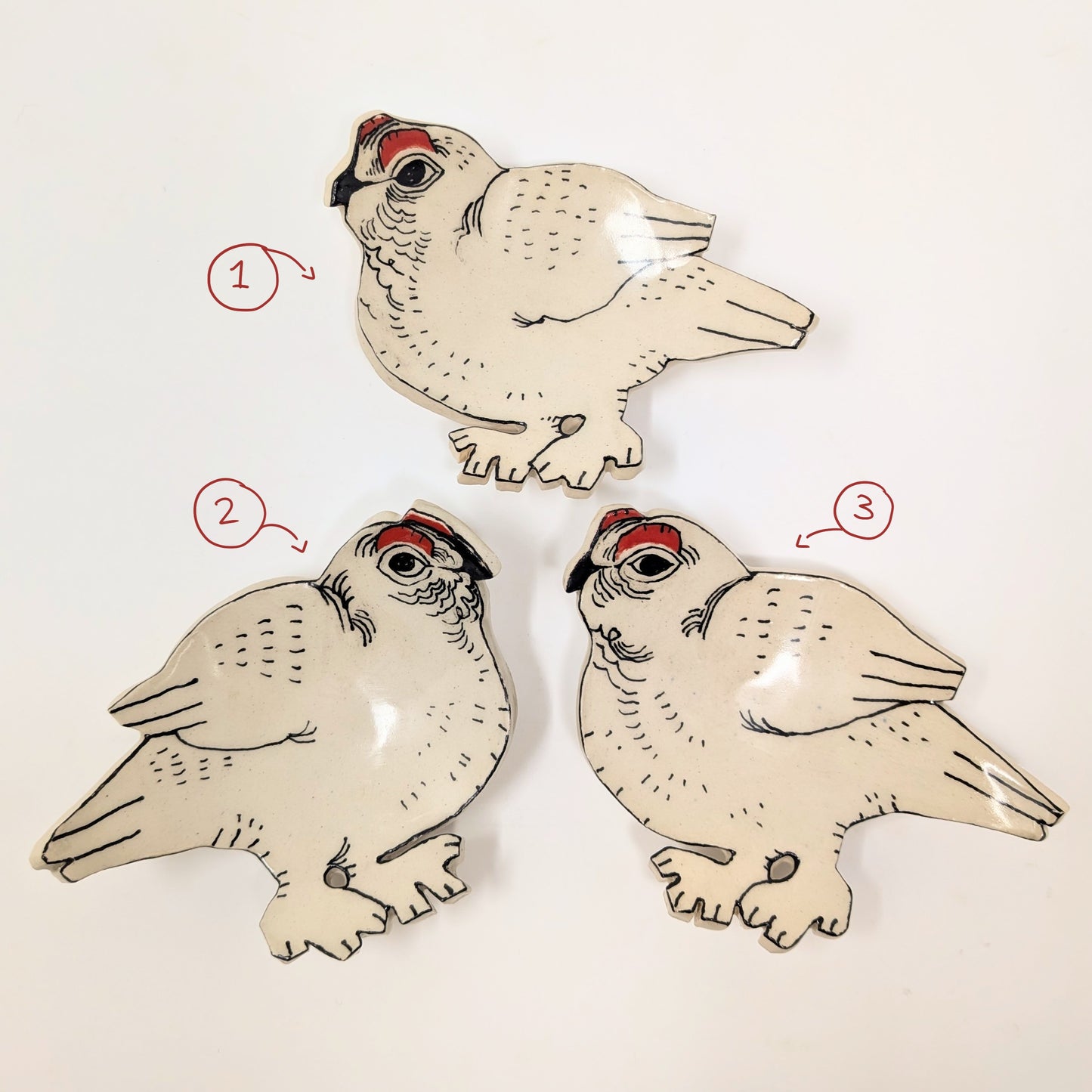 Ptarmigan Trinket Dishes