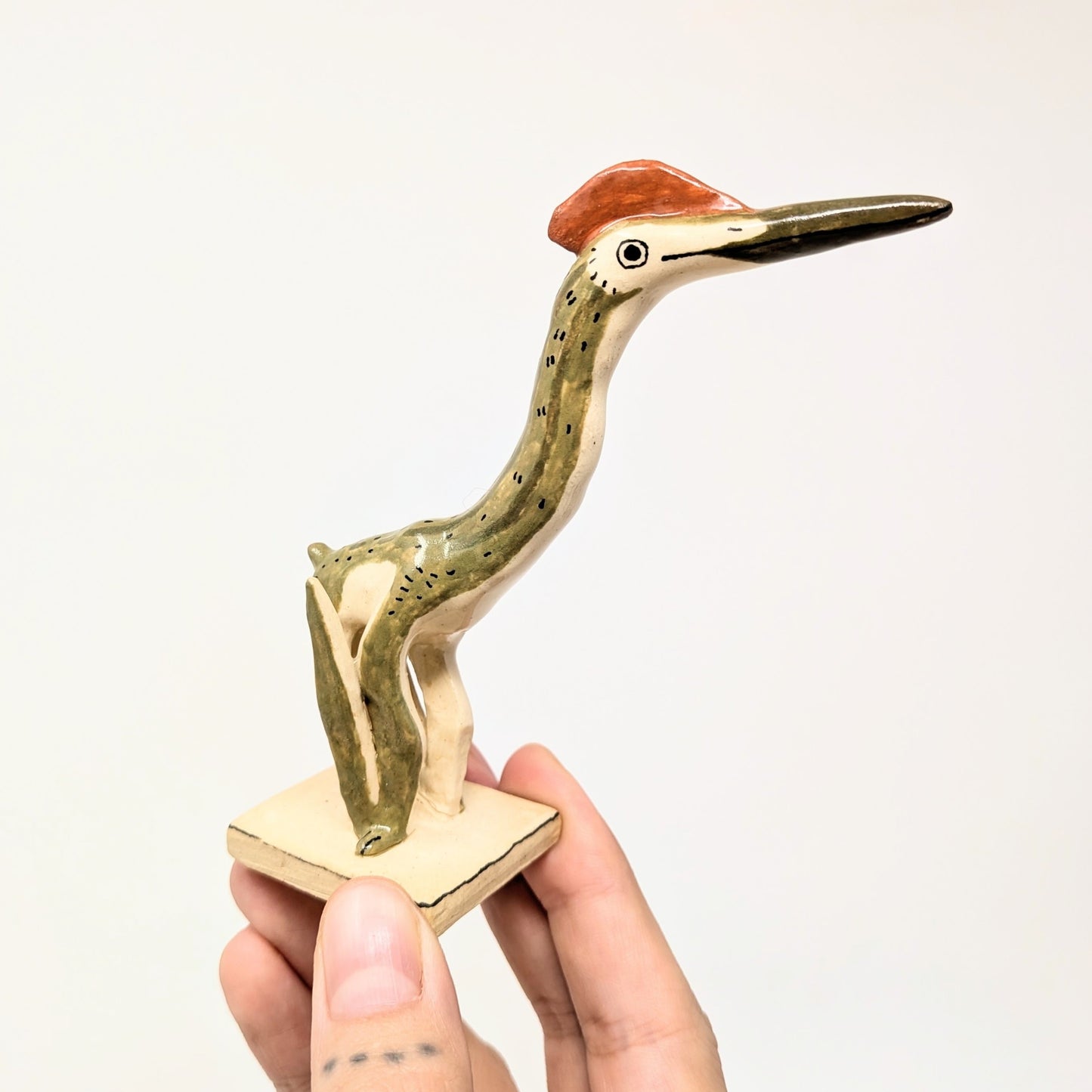 Azhdarchid Pterosaur Ceramic Sculpture