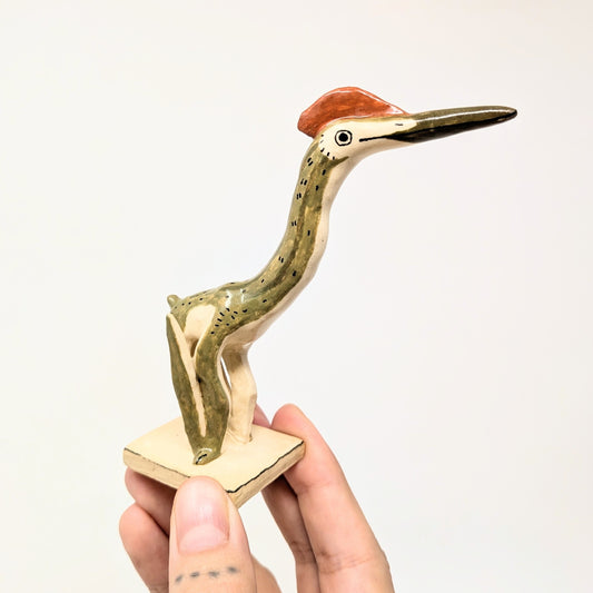 Azhdarchid Pterosaur Ceramic Sculpture