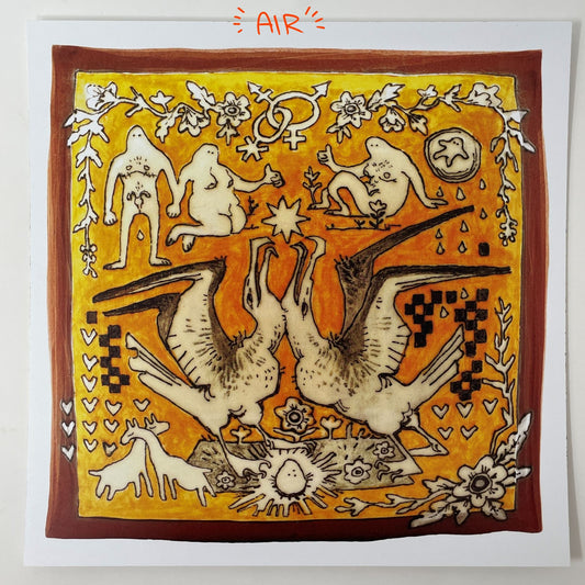 The Dearest Devotion Triptych Tile Prints