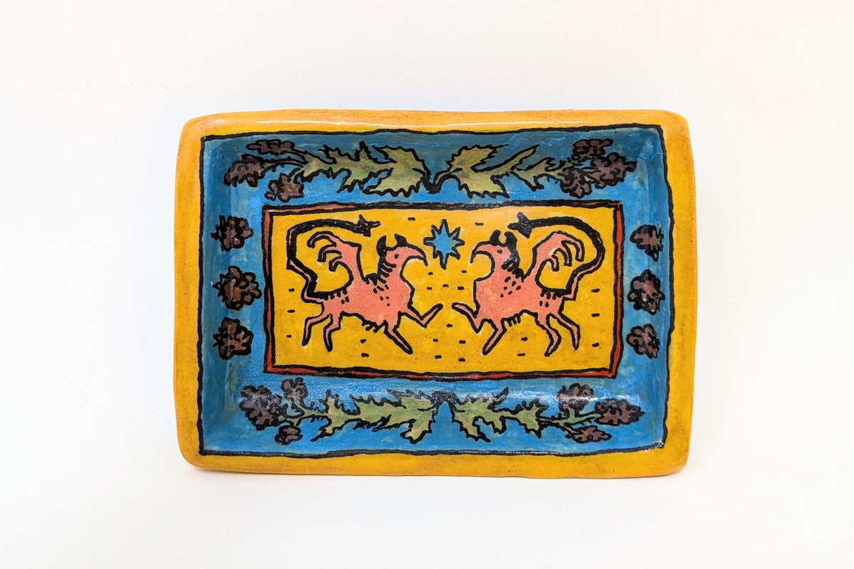 Dragons and Berries Dish Set of 3