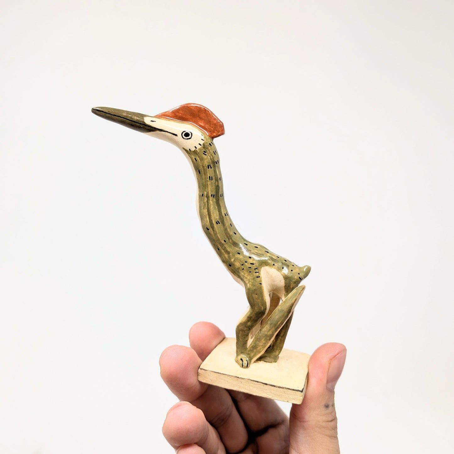 Azhdarchid Pterosaur Ceramic Sculpture