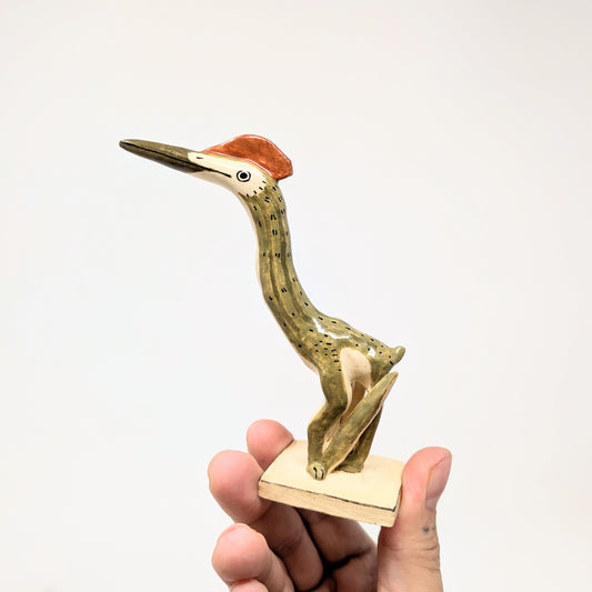Azhdarchid Pterosaur Ceramic Sculpture