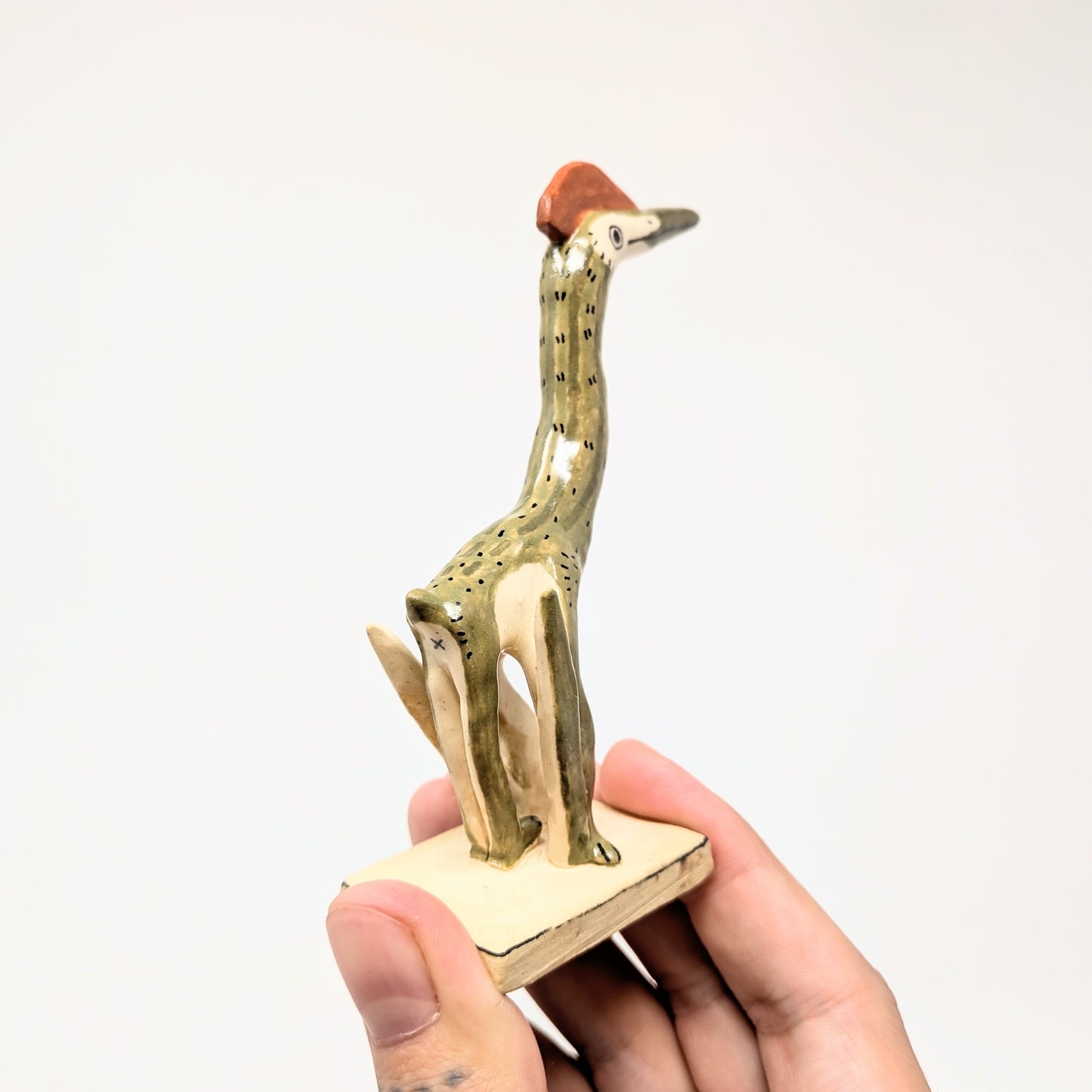 Azhdarchid Pterosaur Ceramic Sculpture