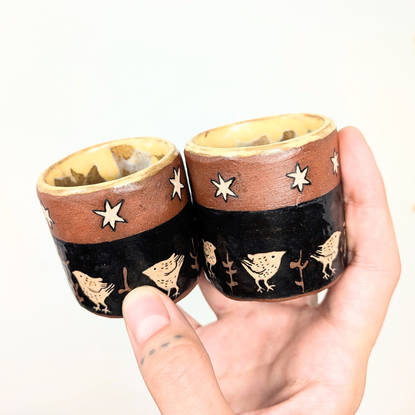 Quail Parade Espresso Cups